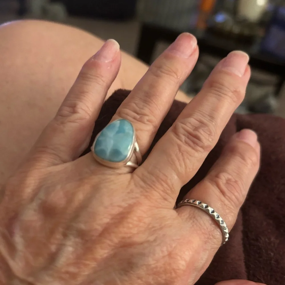LARIMAR RING - Picture 10 of 12